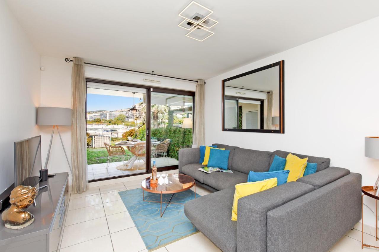 Luxury 3 Piece Garden Apartment In Cannes Marina Mandelieu 外观 照片